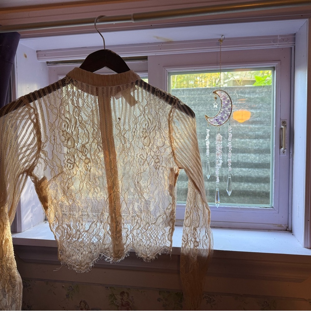 Lace Long Sleeve Top